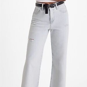 Women’s Express Jeans High Rise Stretch Wide Leg Size 8S